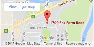 map of 1700 fox farms road
