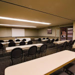 meeting space set up classroom style